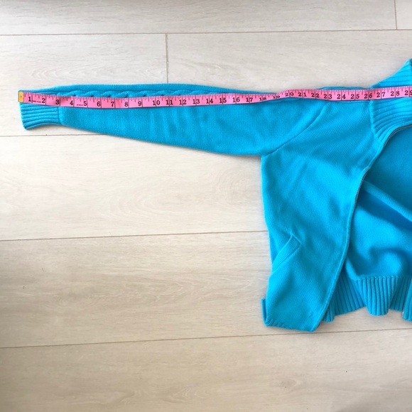 Ralph Lauren Sport Blue Knit Zip Up Sweater - Picture 7 of 7